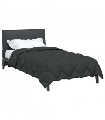 vidaXL Winter Duvet Anthracite 140 x 200 cm Microfiber