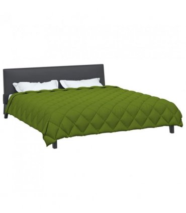 vidaXL Winter Duvet Green 200 x 200 cm Microfiber