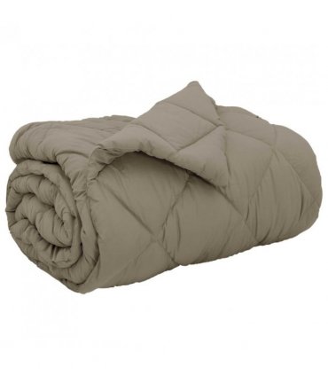vidaXL Winter Duvet Light Grey 155 x 220 cm Microfiber