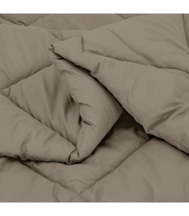 vidaXL Winter Duvet Light Grey 155 x 220 cm Microfiber