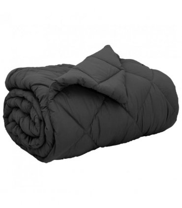 vidaXL Winter Duvet Anthracite 135 x 200 cm Microfiber