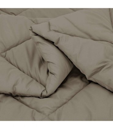 vidaXL Winter Duvet Light Grey 200 x 200 cm Microfiber