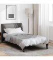 vidaXL Full Year Duvet Silver 140 x 200 cm Satin and Microfiber