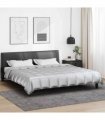 vidaXL Full Year Duvet Silver 200 x 200 cm Satin and Microfiber