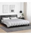 vidaXL Winter Duvet Silver 200 x 220 cm Satin and Microfiber