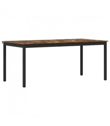vidaXL Dining Tables 2 pcs 180 x 90 x 75 cm Engineered Wood — Colour: Smoked oak