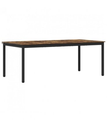 vidaXL Dining Tables 200 x 100 x 75 cm Engineered Wood Rectangular — Colour: Smoked oak