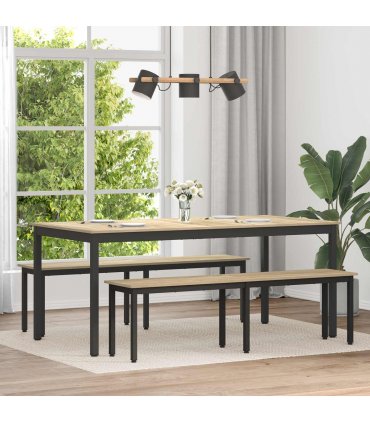 vidaXL Dining Tables 180 x 90 x 75 cm Engineered Wood Rectangular — Colour: Sonoma oak