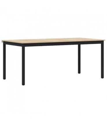 vidaXL Dining Tables 180 x 90 x 75 cm Engineered Wood Rectangular — Colour: Sonoma oak