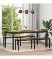 vidaXL Dining Tables 180 x 90 x 75 cm Engineered Wood Rectangular — Colour: Old wood