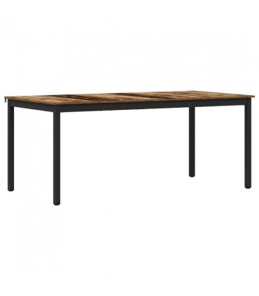 vidaXL Dining Tables 180 x 90 x 75 cm Engineered Wood Rectangular — Colour: Old wood