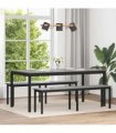 vidaXL Dining Tables 180 x 90 x 75 cm Engineered Wood Rectangular — Colour: Grey sonoma