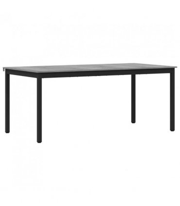 vidaXL Dining Tables 180 x 90 x 75 cm Engineered Wood Rectangular — Colour: Grey sonoma