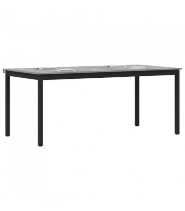 vidaXL Dining Tables 180 x 90 x 75 cm Engineered Wood Rectangular — Colour: Grey sonoma