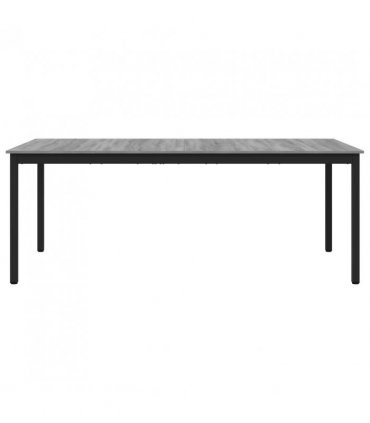 vidaXL Dining Tables 200 x 100 x 75 cm Engineered Wood Rectangular — Colour: Grey sonoma