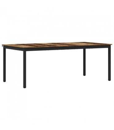 vidaXL Dining Tables 200 x 100 x 75 cm Engineered Wood Rectangular — Colour: Old wood