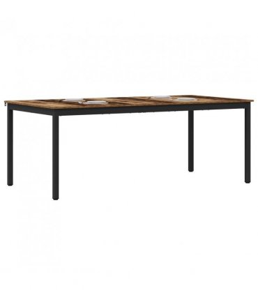 vidaXL Dining Tables 200 x 100 x 75 cm Engineered Wood Rectangular — Colour: Old wood