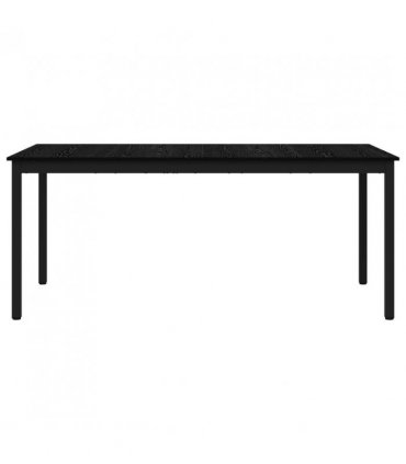 vidaXL Dining Tables 180 x 90 x 75 cm Engineered Wood Rectangular — Colour: Black oak