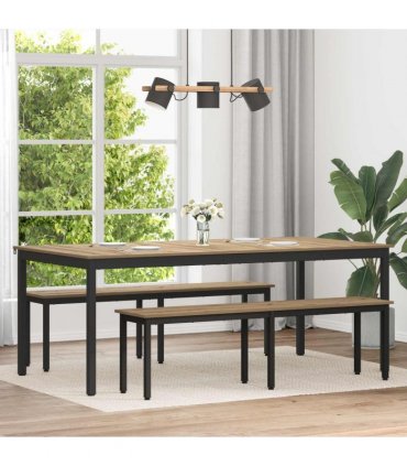 vidaXL Dining Tables 200 x 100 x 75 cm Engineered Wood Rectangular — Colour: Artisan oak