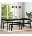 vidaXL Dining Tables 200 x 100 x 75 cm Engineered Wood Rectangular — Colour: Black oak