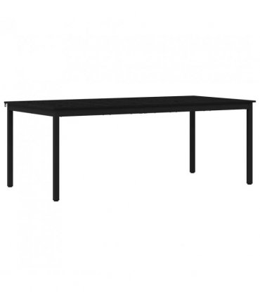 vidaXL Dining Tables 200 x 100 x 75 cm Engineered Wood Rectangular — Colour: Black oak