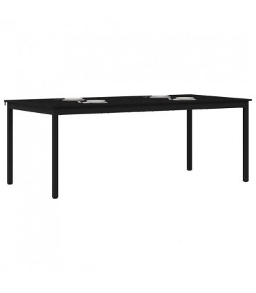 vidaXL Dining Tables 200 x 100 x 75 cm Engineered Wood Rectangular — Colour: Black oak