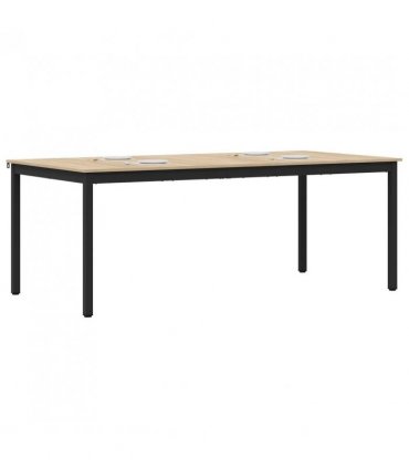 vidaXL Dining Tables 200 x 100 x 75 cm Engineered Wood Rectangular — Colour: Sonoma oak
