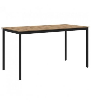 vidaXL Standing Bar Table Engineered Wood Rectangular — Colour: Artisan oak, Size: 200 x 100 x 105 cm