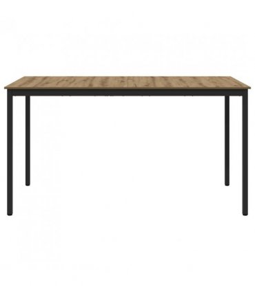 vidaXL Standing Bar Table Engineered Wood Rectangular — Colour: Artisan oak, Size: 200 x 100 x 105 cm