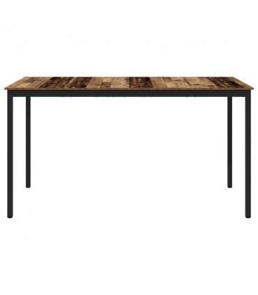 vidaXL Standing Bar Table Engineered Wood Rectangular — Colour: Old wood, Size: 200 x 100 x 105 cm
