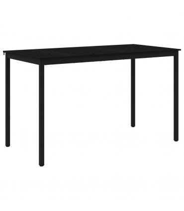 vidaXL Standing Bar Table Engineered Wood Rectangular — Colour: Black oak, Size: 180 x 90 x 105 cm
