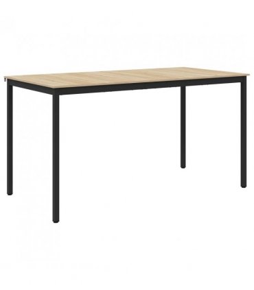 vidaXL Standing Bar Table Engineered Wood Rectangular — Colour: Sonoma oak, Size: 200 x 100 x 105 cm