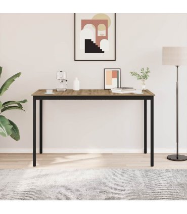 vidaXL Standing Bar Table Engineered Wood Rectangular — Colour: Artisan oak, Size: 180 x 90 x 105 cm