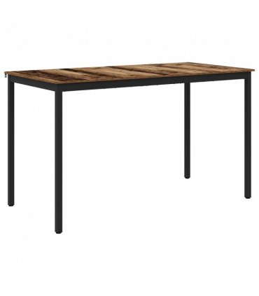 vidaXL Standing Bar Table Engineered Wood Rectangular — Colour: Old wood, Size: 180 x 90 x 105 cm