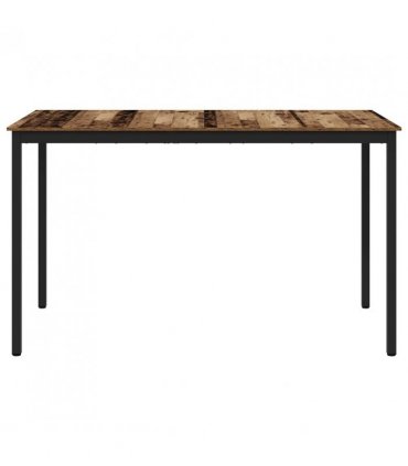 vidaXL Standing Bar Table Engineered Wood Rectangular — Colour: Old wood, Size: 180 x 90 x 105 cm
