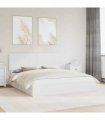 vidaXL Storage Bed with Headboard White 180 x 200 cm Engineered Wood — V0672009634