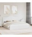 vidaXL Storage Bed with Headboard White 180 x 200 cm Engineered Wood — V0672010291