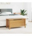 vidaXL Storage Box HILL Honey Brown 90 x 40 x 45 cm Solid Pine Wood
