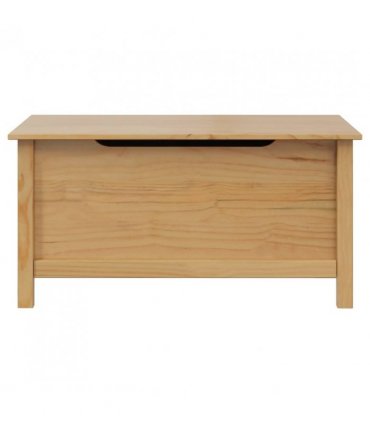 vidaXL Storage Box HILL Honey Brown 90 x 40 x 45 cm Solid Pine Wood