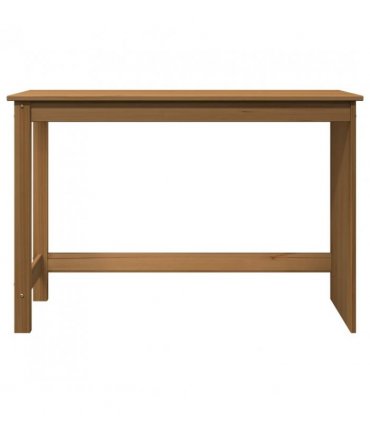 vidaXL Desk Honey Brown 112 x 50 x 75 cm Solid Pine Wood