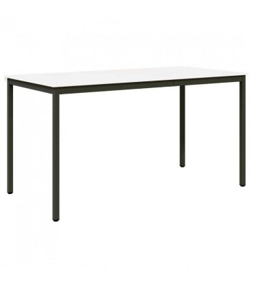 vidaXL Bar Table White 200 x 100 x 105 cm Solid Pine Wood
