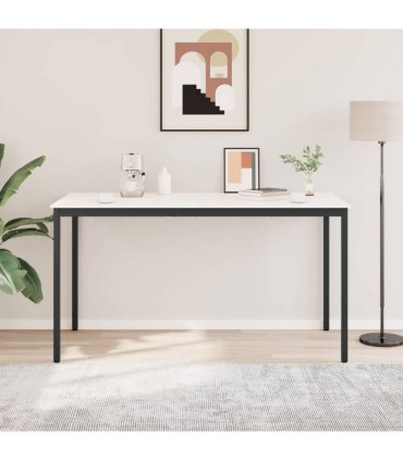 vidaXL Bar Table White 200 x 100 x 105 cm Solid Pine Wood