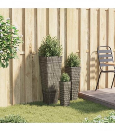 vidaXL Outdoor Set 3 pcs Metal — Colour: Grey