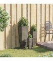 vidaXL Outdoor Set 3 pcs Metal — Colour: Grey