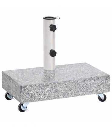 vidaXL Umbrella Base | Light Grey | Granite base | Standard | Umbrella Base