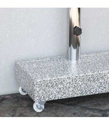 vidaXL Umbrella Base | Light Grey | Granite base | Standard | Umbrella Base