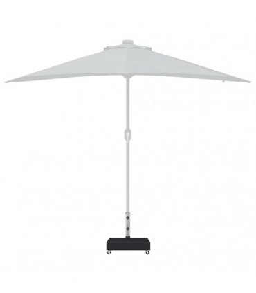 vidaXL Umbrella Base | Black | Granite, Stainless Steel | Heavy Weight Endurance