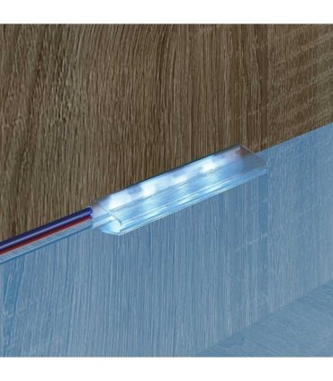 vidaXL LED Strip 2 pcs Black and White 1745 mm Copper and Plastic