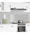vidaXL Kitchen Backsplash 2 pcs Transparent 90 x 50 cm Tempered Glass — Size: 90 x 50 x 0.8 cm