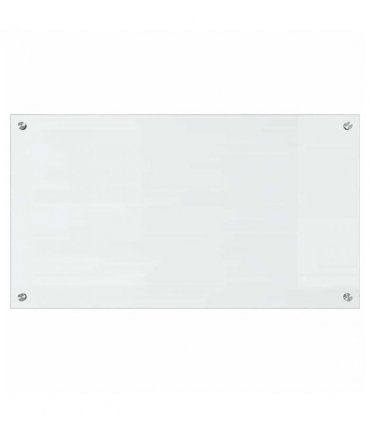 vidaXL Kitchen Backsplash 2 pcs Transparent 90 x 50 cm Tempered Glass — Size: 90 x 50 x 0.8 cm
